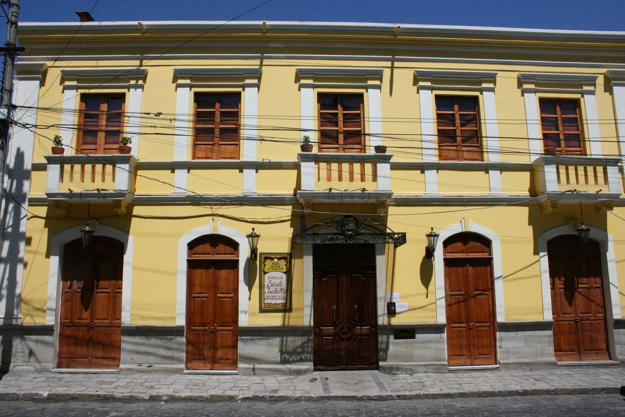 Hotel Spa Mansion Santa Isabella Riobamba Dış mekan fotoğraf